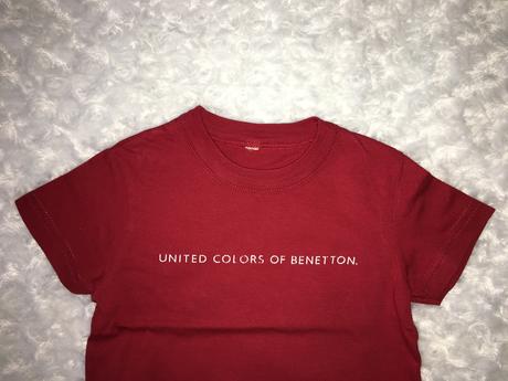 Červené tričko benetton, benetton,74
