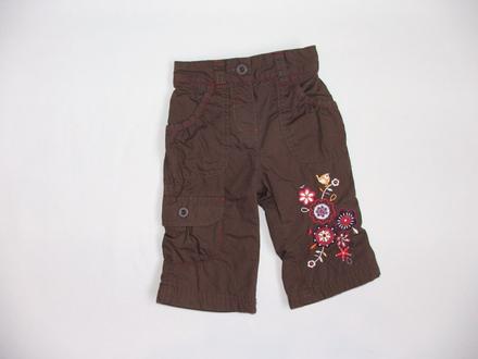 J664 podšité plátěné kalhoty vel. 62, mothercare,62