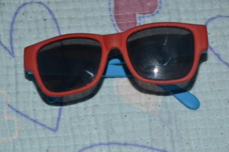 Červené sluneční brýle, unisex, 1-3 roky, tesco,,