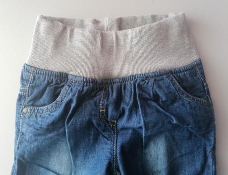 Džíny podšité bavlnou vel 92, c&a,92