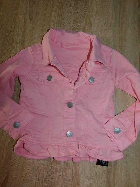 Dívčí džínová elastická bundička, st. bernard,98