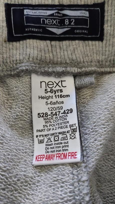 Tepláky chlapecké v.116, next,116