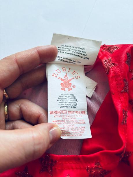 K10/ kostým dc super hero girls - v.cca 7/8 let, 
