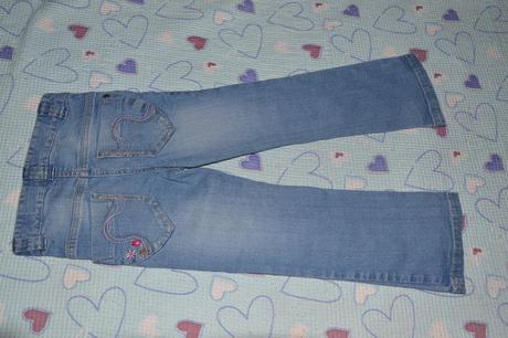 Džíny s vysokým sedem, výšivkou, regulace, lupilu,110