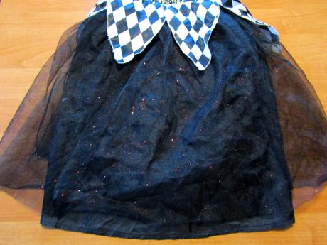 Karnevalový kostým -harlekýnka vel 134-140,