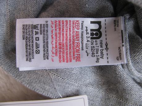 Novorozenecký svetřík s dinosaurem, mothercare,50