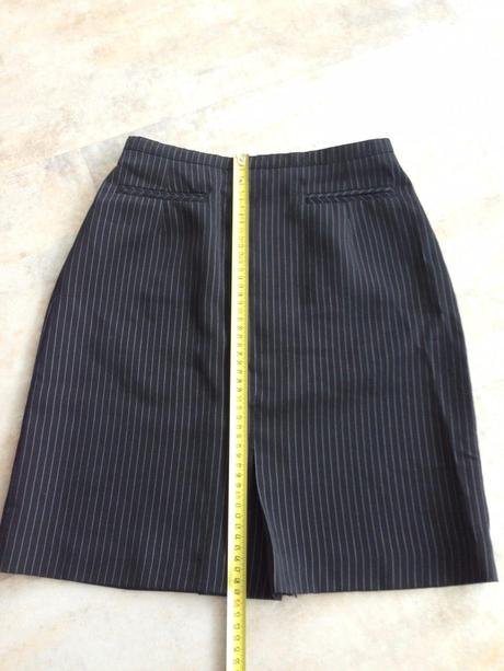 Černá elegant byznys sukně mara manzona vel.s/36, s