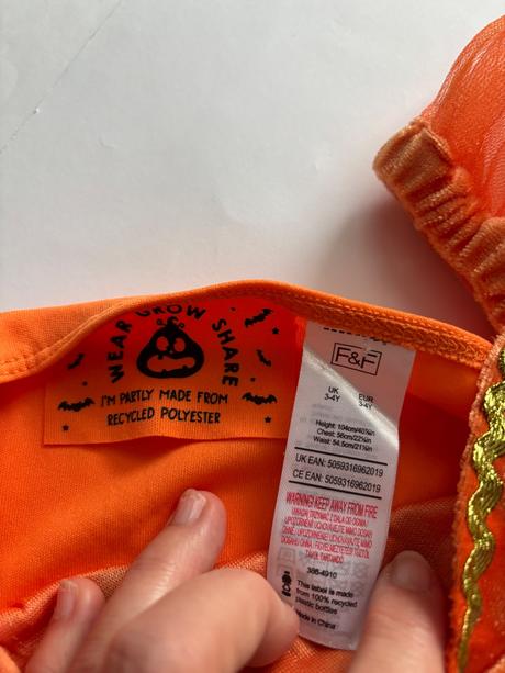 An12/ kostým dýně /halloween - v.3/4 roky,