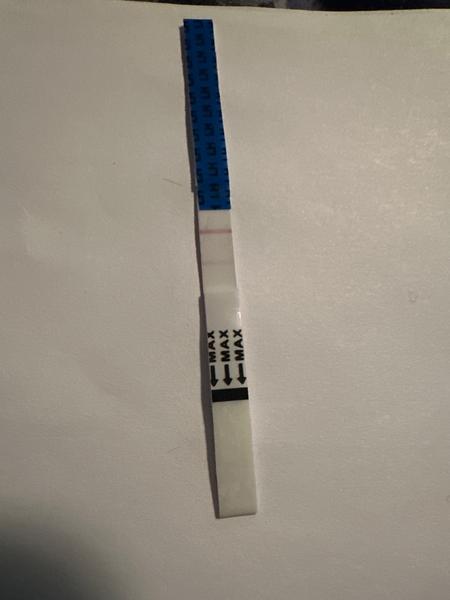 Je těhotenský test na fotce opravdu pozitivní?