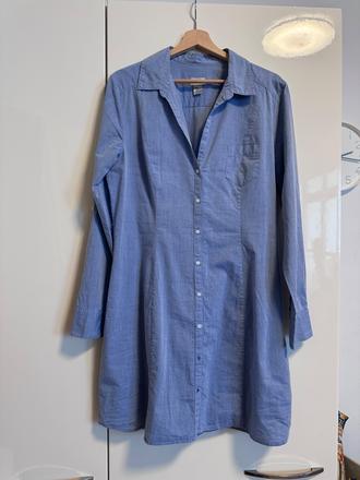 Bavlněná delší košile, h&m,46