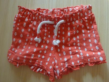 2x letní kraťasy, vel. 74, f&f,74