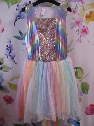 Kostým-šaty princezna, duhová víla apod., 