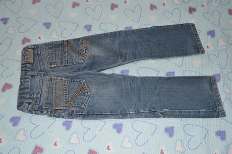 116 122 džíny s regulační gumou v pase, 116