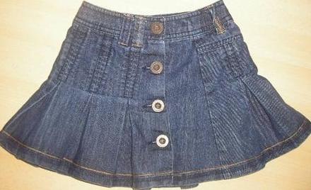 Sukně riflová džínová  skládaná , 98, next, next,98