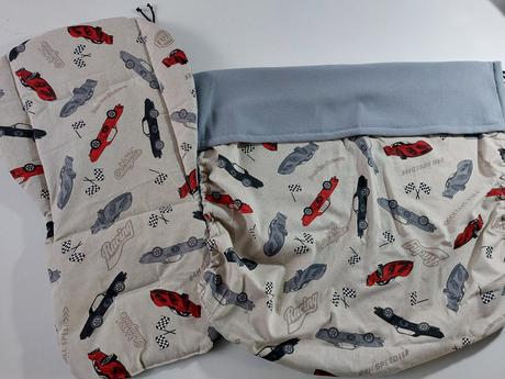 Bavlněný set do kočárku deka + vložka, 