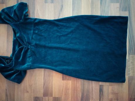 Tmavě zelené šaty, h&m,xs