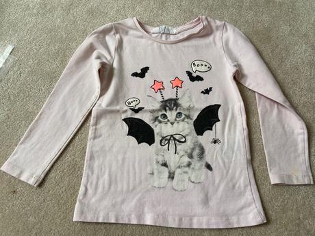 Tričko s kočičkou, h&m,98