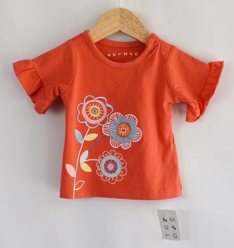 Tričko vel. 0 - 3 m, nutmeg,62