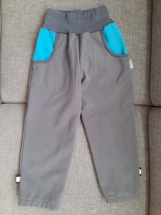 Softshellové kalhoty s fleecem unuo 110/116, unuo,110