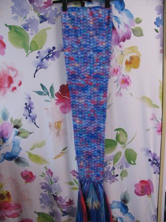 Kostým-elastický rybí ocas mořská panna,