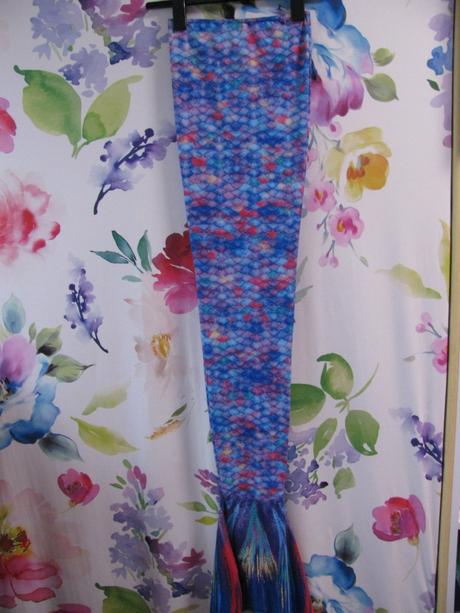 Kostým-elastický rybí ocas mořská panna, 