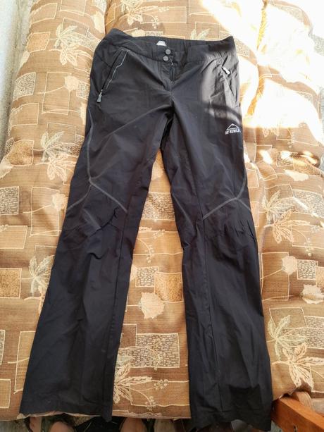 Šusťákové kalhoty mckinley černé dámské, s