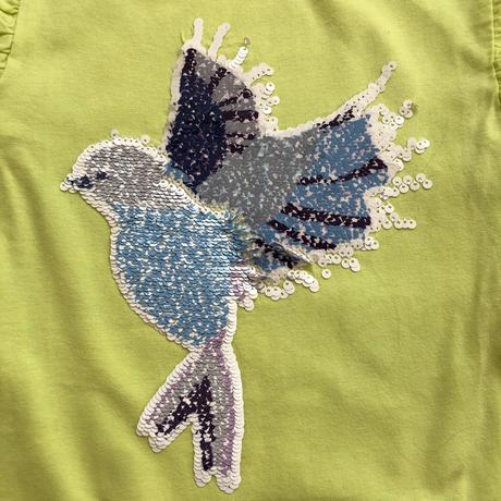 Yigga tricko s volanky menivy obrazek ptacka 134/1, yigga,134