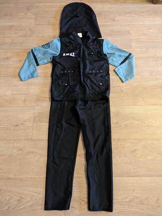 Karnevalový kostým swat vel. 158, 