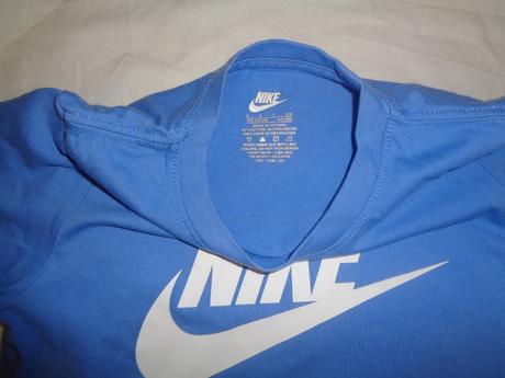 Modré bavlněné tričko nike 4/5 let, nike,110
