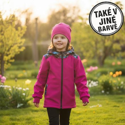 Softshellová bunda s fleecem, vesmír, 86 - 152