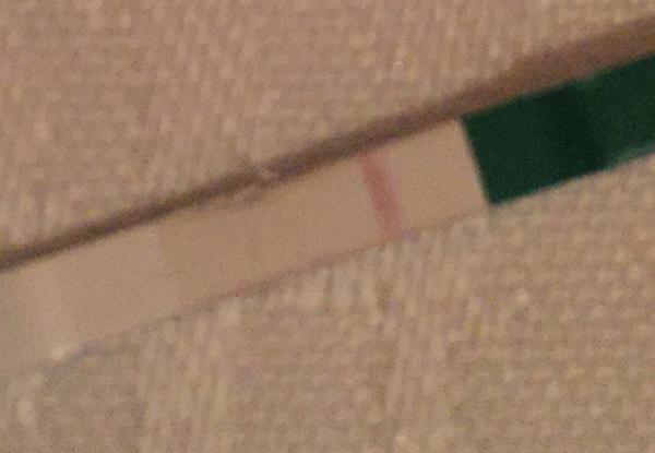 Těhotenský test, vidím ducha