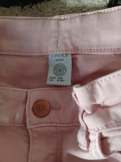 Světle růžové džíny slimky lindex, lindex,140