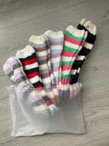 Krásné nové teplé ponožky 6 párů, 40