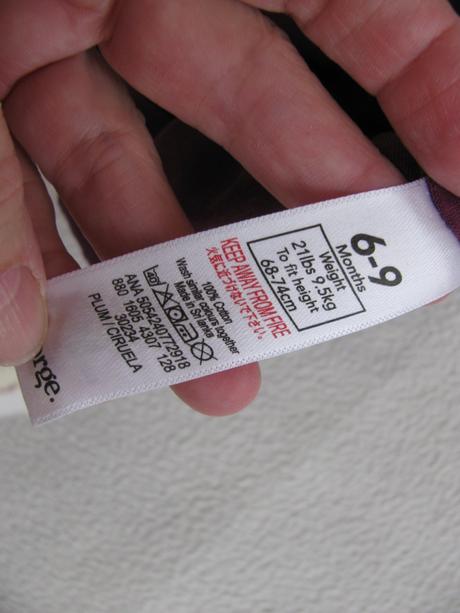 Dívčí vínové zateplené manšestrové kalhoty, george,74