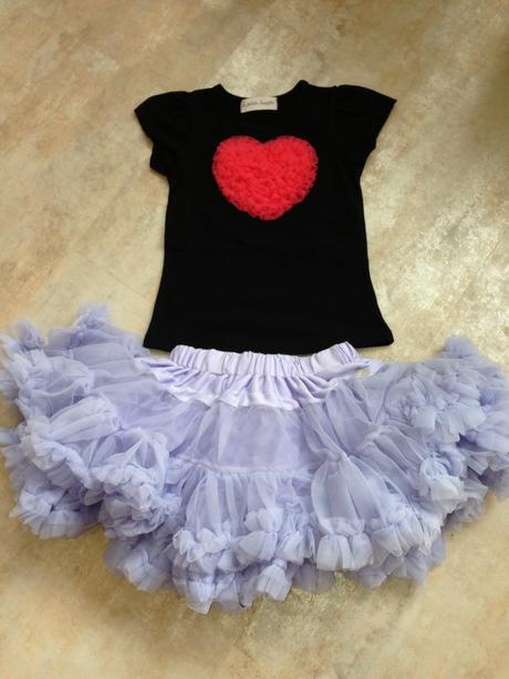 Tričko lapetitesuzette pink srdce 2-3r. tutu sukni, 104