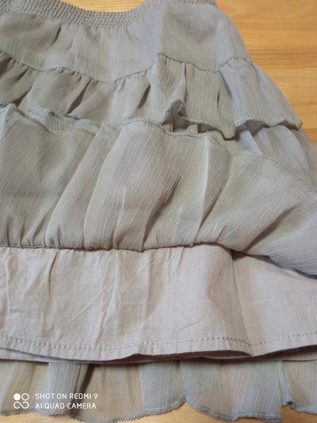 Volánková kapučíno sukýnka, 140