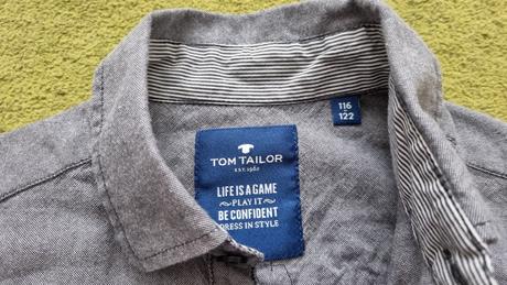 Chlapecká košile tom tailor s motýlem vel 116/122, tom tailor,116