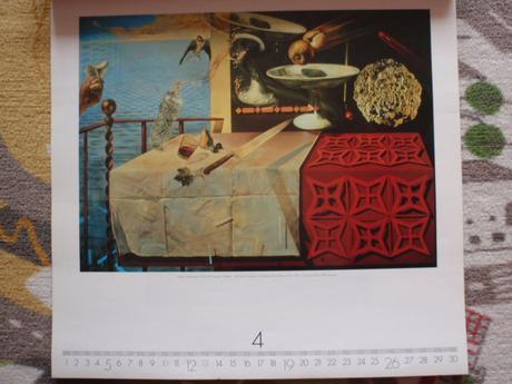 Salvador dalí nástenný kalendár 1998, 