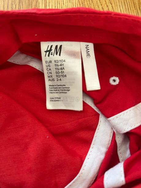 Čepice & kšiltovka ls h&m vel. 98/104, h&m,98