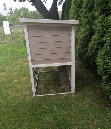 Dřevěná králíkárna stall lucky, výběh 116 65 100, 