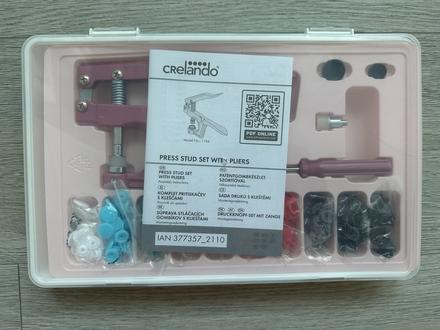 Sada druků s kleštěmi crelando (vyrábění), 