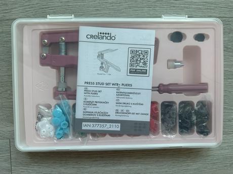 Sada druků s kleštěmi crelando (vyrábění), 