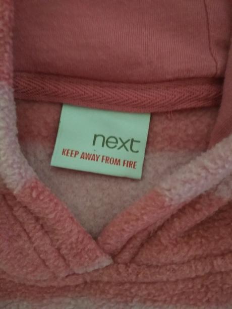 Dívčí flísová mikina s kapucí zn. next, next,140
