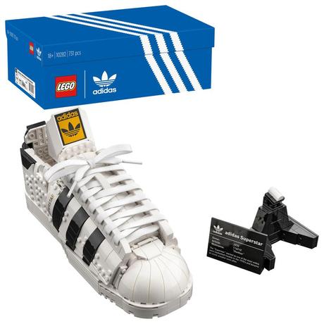 Lego creator 10282 adidas originals superstar, 