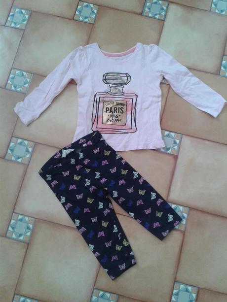 Tričko yd + 3/4 leginy hm, h&m,98