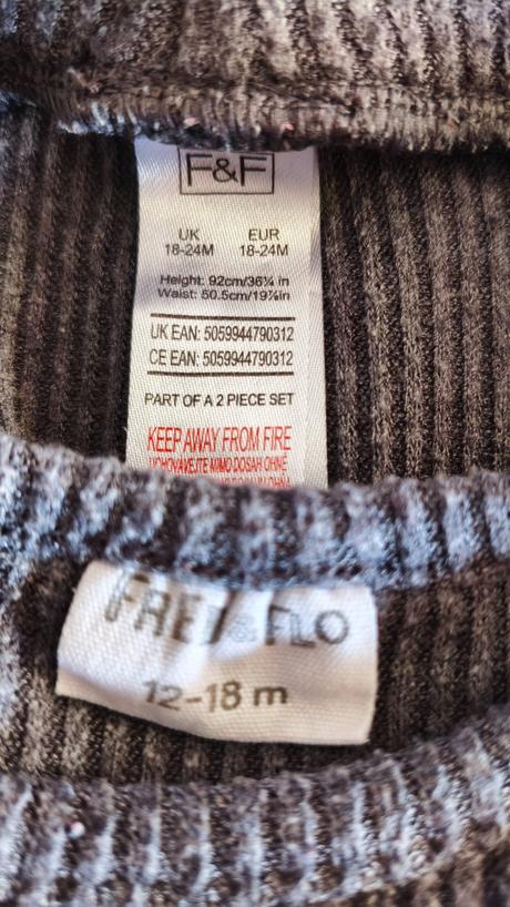 Komplet triko a kalhoty 86-92, f&f,86