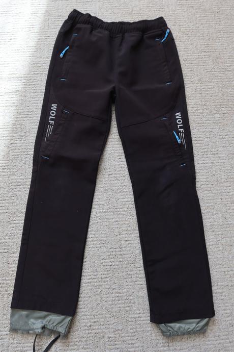 Softshellové kalhoty, wolf,128