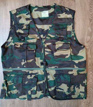 Pánská maskáčová vesta,zn. vest, vel. m, m
