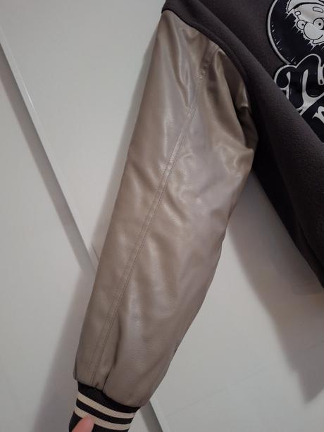 Baseballová simpsons bunda street bunda vel. xxs, h&m,xs