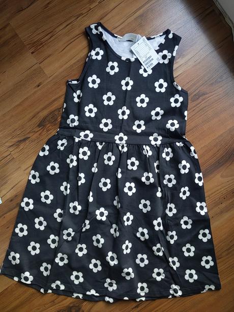 Letní šaty s kytičkami hm, h&m,134